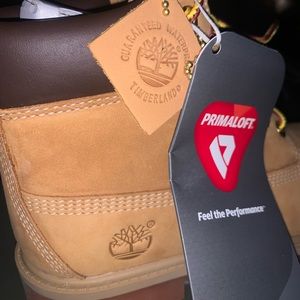 Kids authentic Timberland 6 inch waterproof boots new with tags never worn!